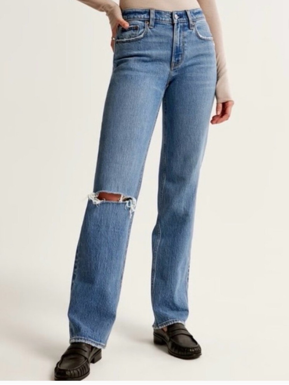 Abercrombie & Fitch mid-rise 90s straight jeans